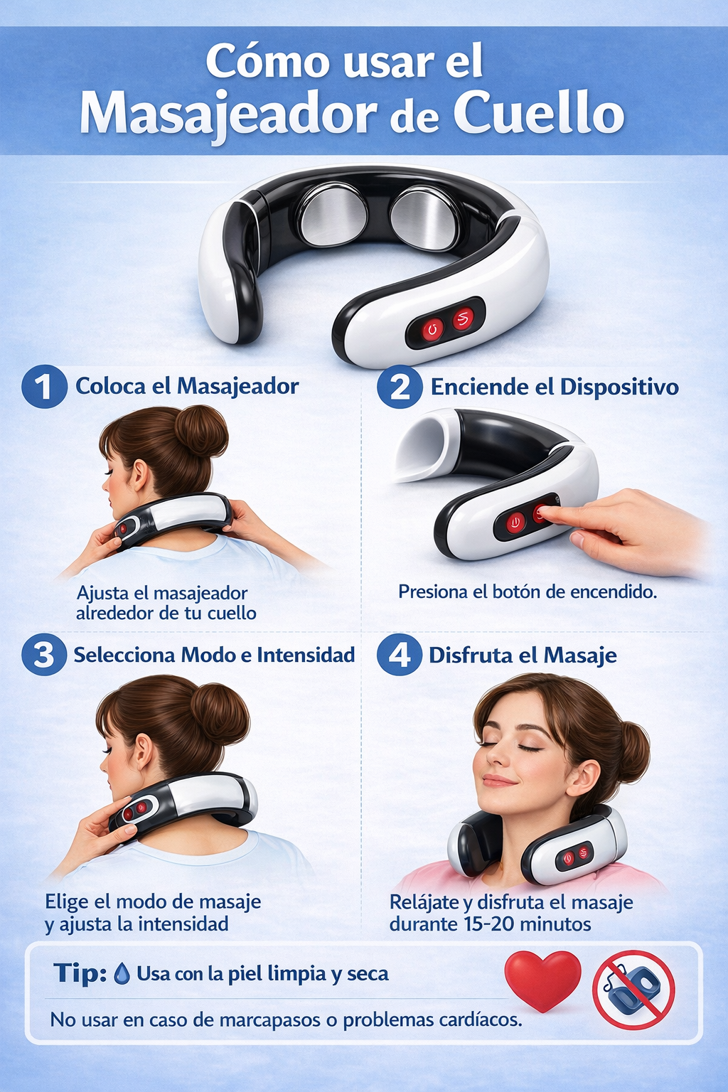 Masajeador Cervical VidaActiva Pro™