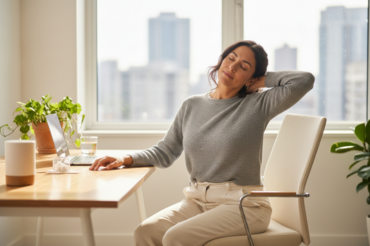 7 Ejercicios para Aliviar el Dolor de Cuello (Sin Levantarte de tu Silla)