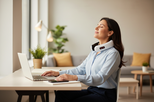 Cómo el Masajeador Cervical VidaActiva™ Transforma tu Rutina de Oficina