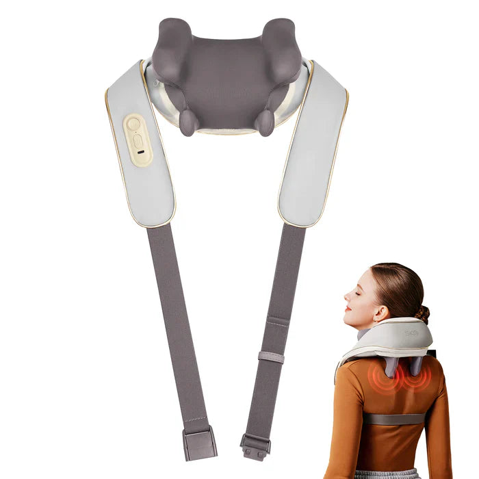 Masajeador Cervical Shiatsu 6D con Calor Recargable