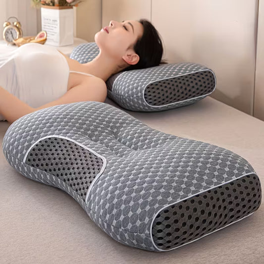 Almohada de Espuma Viscoelástica con Diseño Contorneado